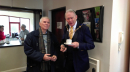 The Mayor meets our Organist, David